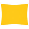 Para-sol estilo vela tecido oxford retangular 6x7 m amarelo 2