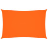 Para-sol estilo vela tecido oxford retangular 5x8 m laranja 2