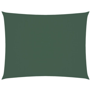 Para-sol vela tecido oxford retangular 3x4.5 m verde-escuro H