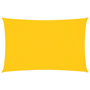 Para-sol estilo vela tecido oxford retangular 5x8 m amarelo H