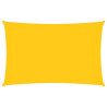 Toldo de vela rectangular tela Oxford amarillo 5x8 m 2