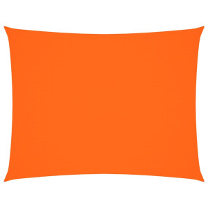 Para-sol estilo vela tecido oxford retangular 5x7 m laranja H