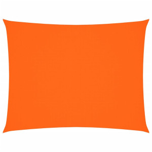 Para-sol estilo vela tecido oxford retangular 6x7 m laranja H