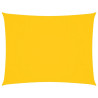 Toldo de vela rectangular tela Oxford amarillo 5x6 m 2