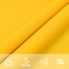 Para-sol estilo vela tecido oxford retangular 5x6 m amarelo 5