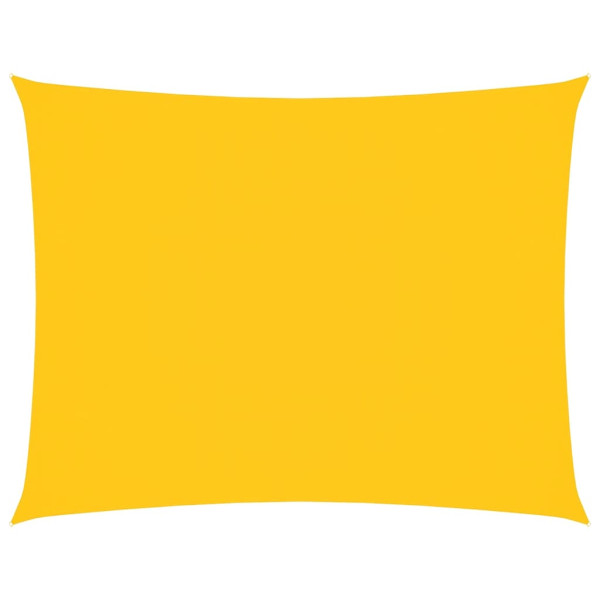 Para-sol estilo vela tecido oxford retangular 3.5x5 m amarelo M 2