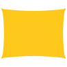 Para-sol estilo vela tecido oxford retangular 3.5x5 m amarelo 2