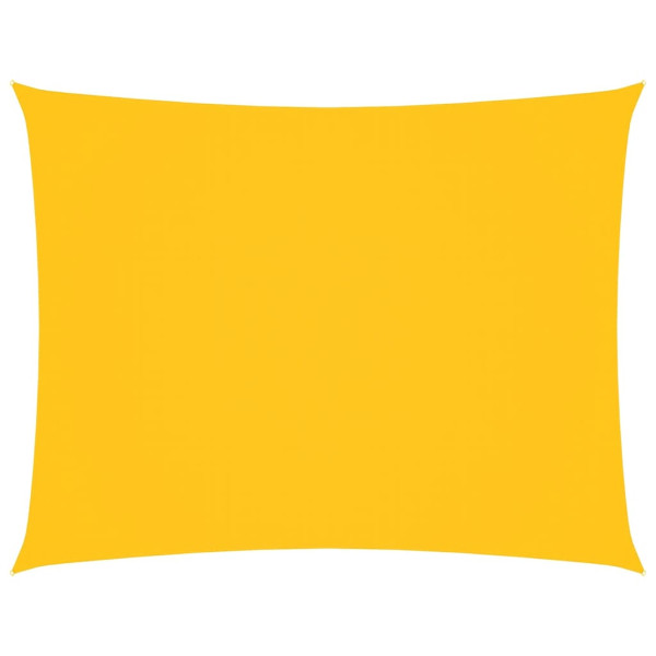 Para-sol estilo vela tecido oxford retangular 4x6 m amarelo M 2
