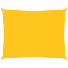 Para-sol estilo vela tecido oxford retangular 4x6 m amarelo 2