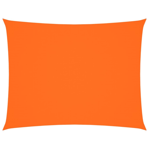 Toldo de vela rectangular tela Oxford naranja 3x4 m M 2