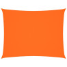 Para-sol estilo vela tecido oxford retangular 3x4 m laranja 2
