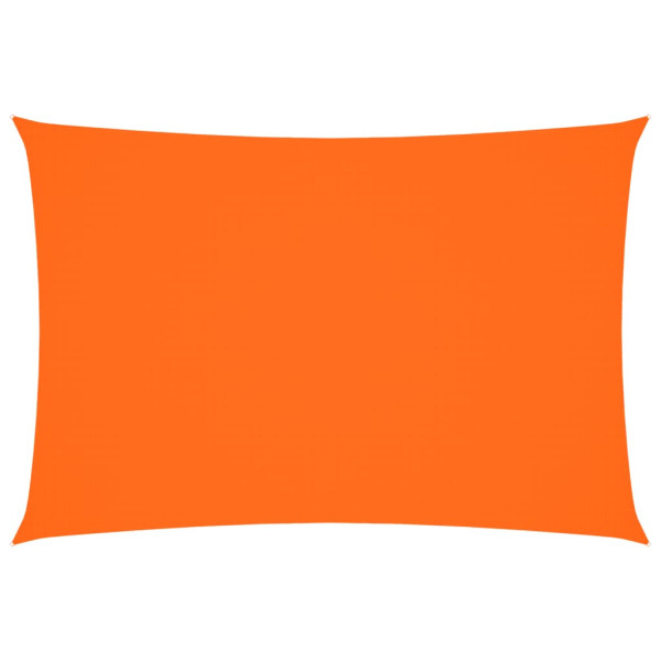 Para-sol estilo vela tecido oxford retangular 3x5 m laranja M 2
