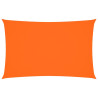 Para-sol estilo vela tecido oxford retangular 4x7 m laranja 2