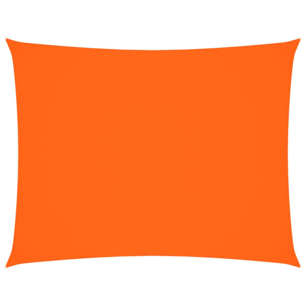Para-sol estilo vela tecido oxford retangular 6x8 m laranja M 2
