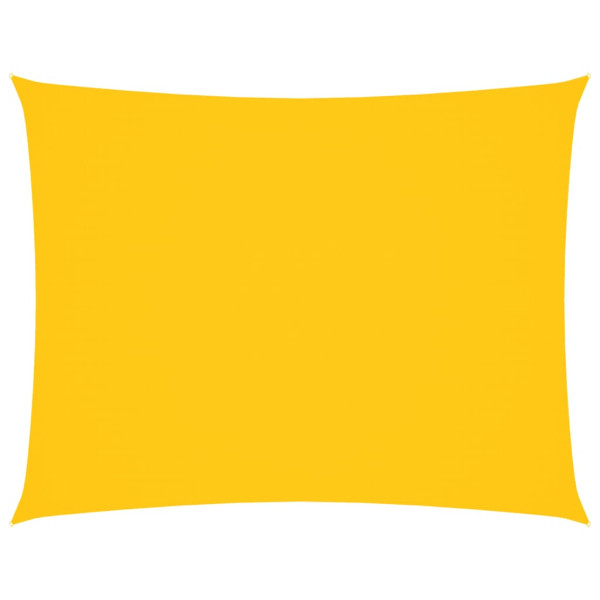 Para-sol estilo vela tecido oxford retangular 4x5 m amarelo M 2