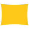 Para-sol estilo vela tecido oxford retangular 4x5 m amarelo 2