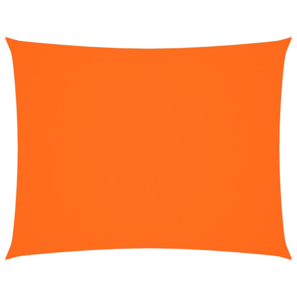Para-sol estilo vela tecido oxford retangular 3.5x5 m laranja M 2