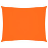 Toldo de vela rectangular tela Oxford naranja 3.5x5 m 2