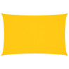 Toldo de vela rectangular tela Oxford amarillo 2.5x5 m 2