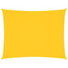 Toldo de vela rectangular tela Oxford amarillo 3x4.5 m 2