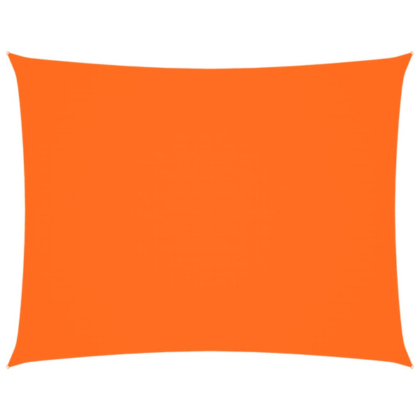 Toldo de vela rectangular tela Oxford naranja 2.5x3.5 m M 2