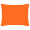 Toldo de vela rectangular tela Oxford naranja 2.5x3.5 m 2
