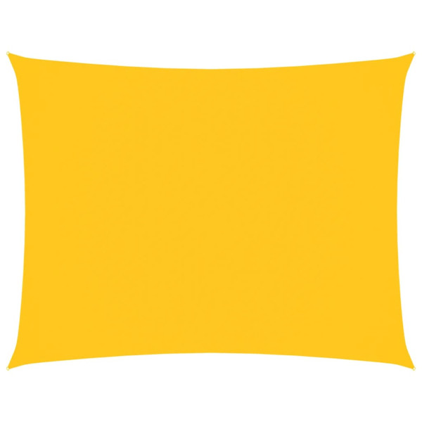 Para-sol estilo vela tecido oxford retangular 2x3.5 m amarelo M 2