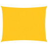 Para-sol estilo vela tecido oxford retangular 2x3.5 m amarelo 2