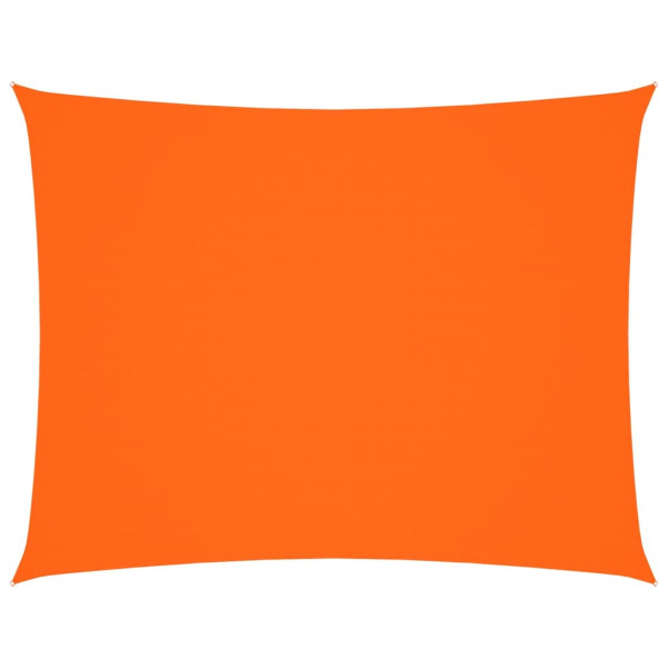 Para-sol estilo vela tecido oxford retangular 4x5 m laranja M 2