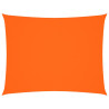 Toldo de vela rectangular tela Oxford naranja 4x5 m 2