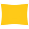 Toldo de vela rectangular tela Oxford amarillo 6x8 m 2