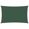 Para-sol vela tecido oxford retangular 5x8 m verde-escuro 2