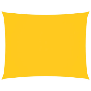 Para-sol estilo vela tecido oxford retangular 2.5x3.5m amarelo H