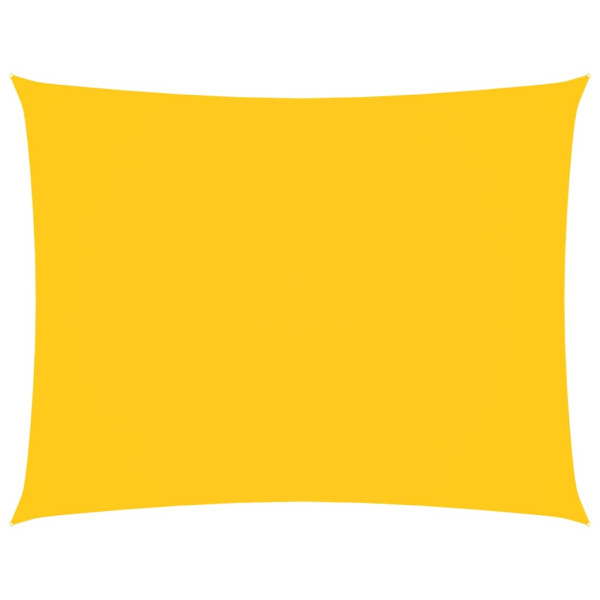 Para-sol estilo vela tecido oxford retangular 2.5x3.5m amarelo M 2