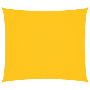 Para-sol estilo vela tecido oxford retangular 2x2.5 m amarelo H