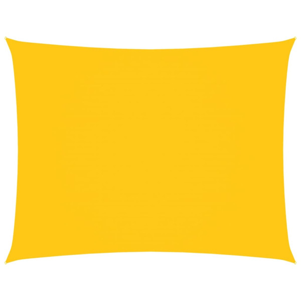Para-sol estilo vela tecido oxford retangular 3.5x4.5 m amarelo M 2
