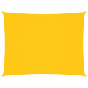Para-sol estilo vela tecido oxford retangular 3.5x4.5 m amarelo 2