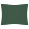 Para-sol estilo vela tecido oxford retangular 6x8m verde-escuro 2