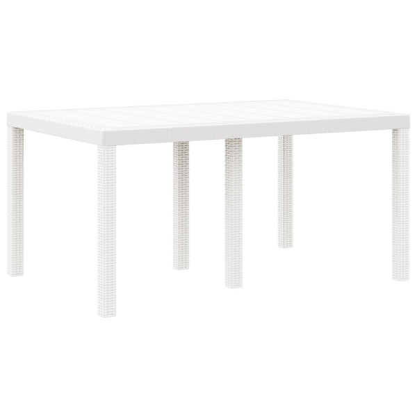 Mesa Exterior Blanca Polipropileno Mediana Duradera M 2