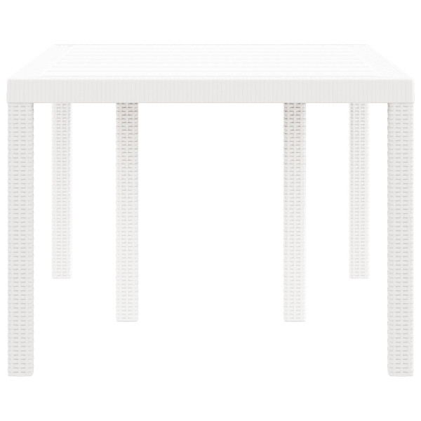 Mesa Exterior Blanca Polipropileno Mediana Duradera M 5