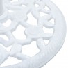 Base para guarda-sol 12 kg 48 cm ferro fundido branco 5