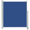 Toldo lateral retrátil para pátio 140x300 cm azul 2
