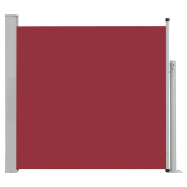 Toldo lateral retrátil para pátio 170x300 cm vermelho M 2