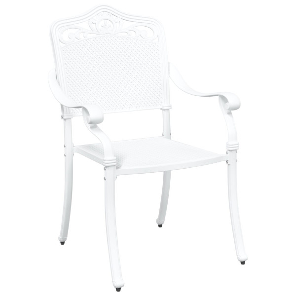 Silla de Exterior  Blanca Metal 62 x 64 x 93 cm Duradera M 3