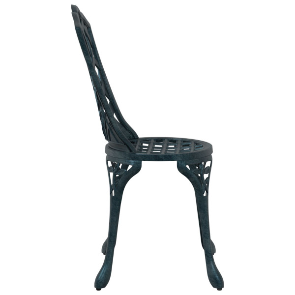 Cadeiras de Jardim  2 unidades Verde de Alumínio Fundido M 5