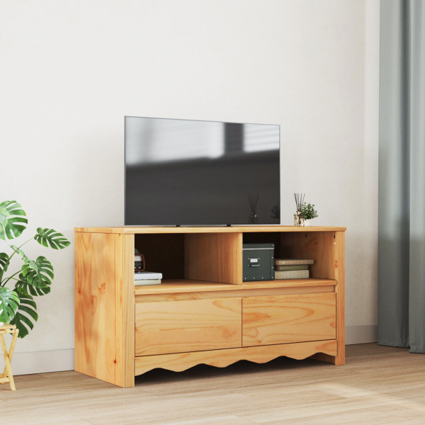 Mueble de TV  DRAMMEN 99x43x55 cm de Madera Maciza de Pino D