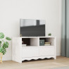 mueble para TV  DRAMMEN Blanco 99x43x55 cm de Madera Sólida de Pino 1