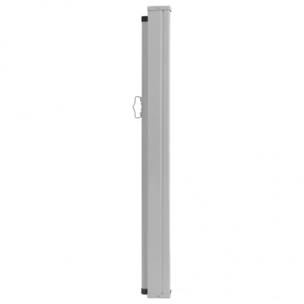 Toldo lateral retrátil para pátio 140x500 cm preto M 3