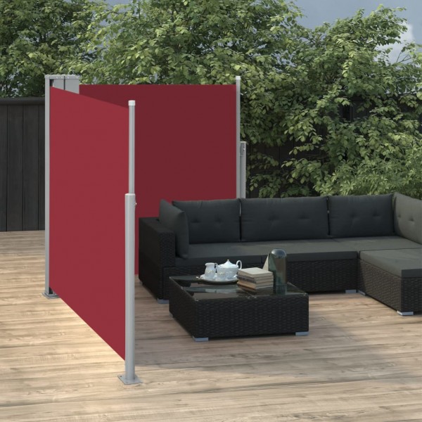 Toldo lateral retrátil 120x600 cm vermelho M 3
