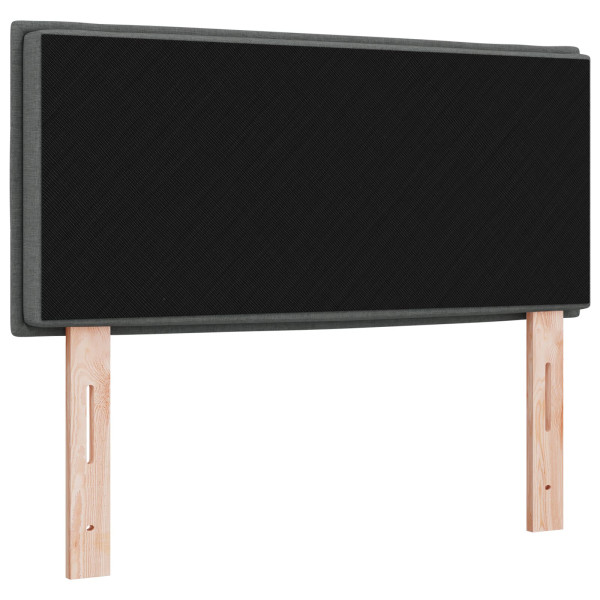 Cabecero  Diseño de Líneas Gris Oscuro 90 cm Tela M 4